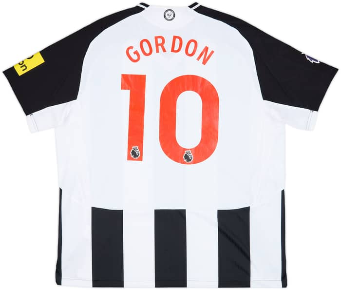 2024-25 Newcastle United Authentic Home Shirt Gordon #10 - 9/10 - (XXL)