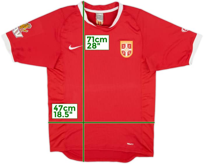 2007-08 Serbia Home Shirt - 7/10 - (S)