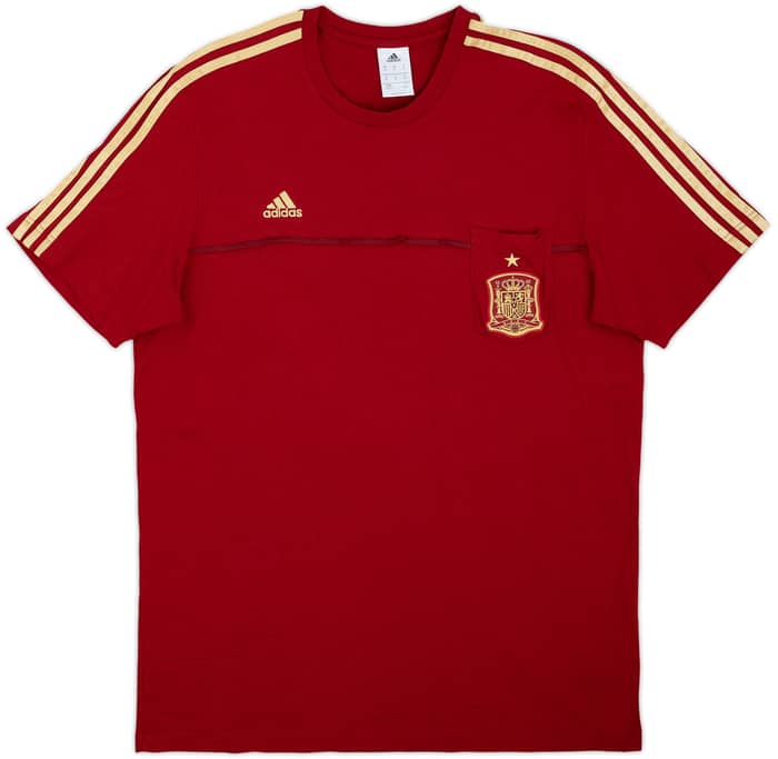 2013-14 Spain adidas Cotton Tee - 6/10 - (XL)