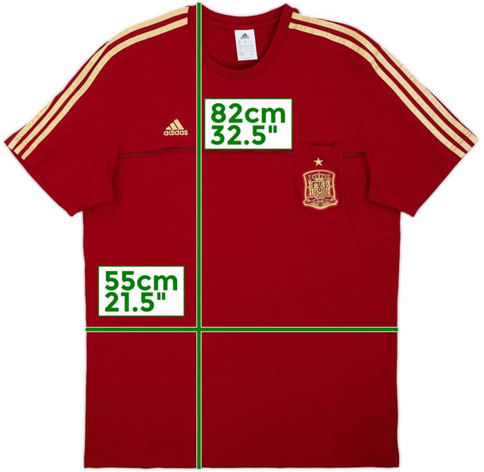 2013-14 Spain adidas Cotton Tee - 6/10 - (XL)