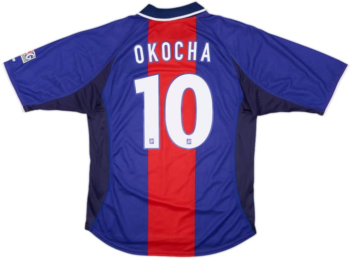 2000-01 Paris Saint-Germain Home Shirt Okocha #10 - 9/10 - (M)
