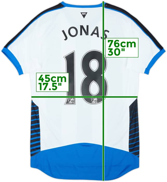 2015-16 Newcastle Home Shirt Jonas #18 - 8/10 - (S)
