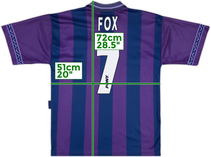 1995-97 Tottenham Away Shirt Fox #7 - 8/10 - (S)