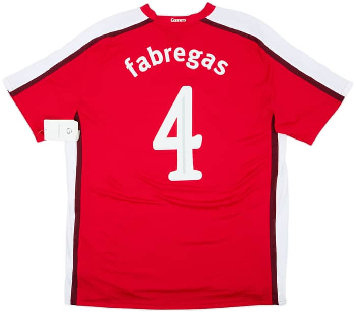 2008-10 Arsenal Home Shirt Fabregas #4 (XL)