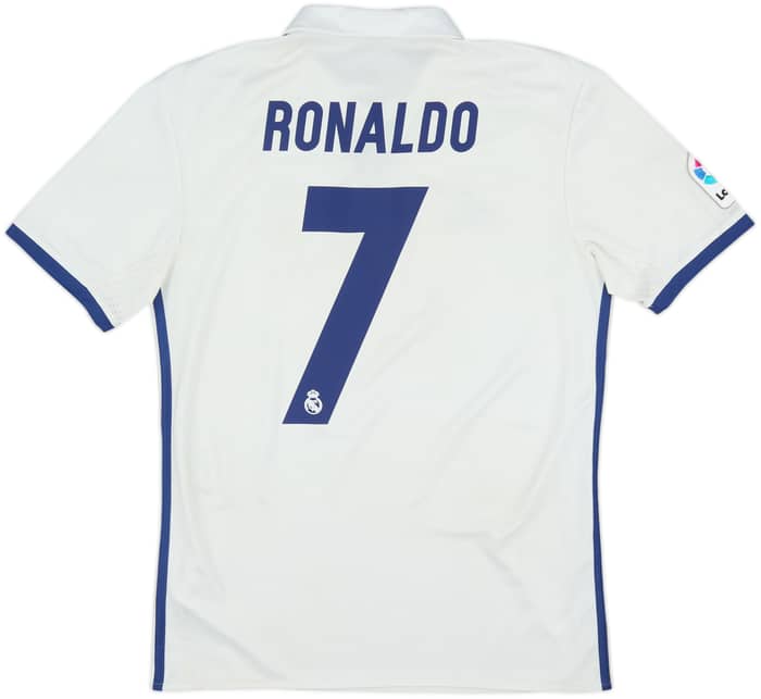 2016-17 Real Madrid Home Shirt Ronaldo #7 - 7/10 - (S)