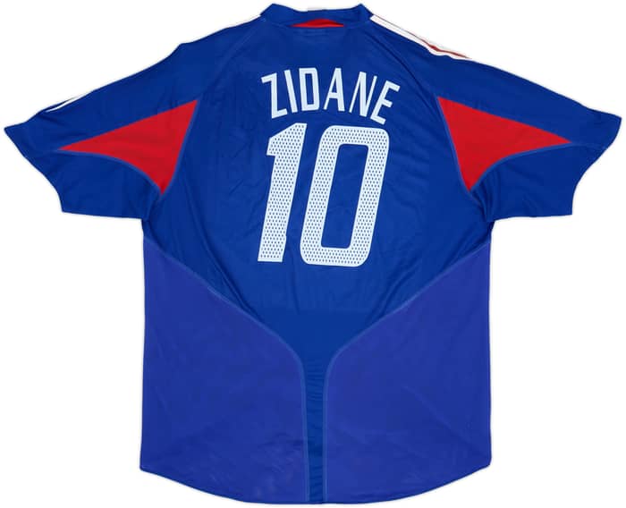 2004-06 France Home Shirt Zidane #10 - 7/10 - (XXL)