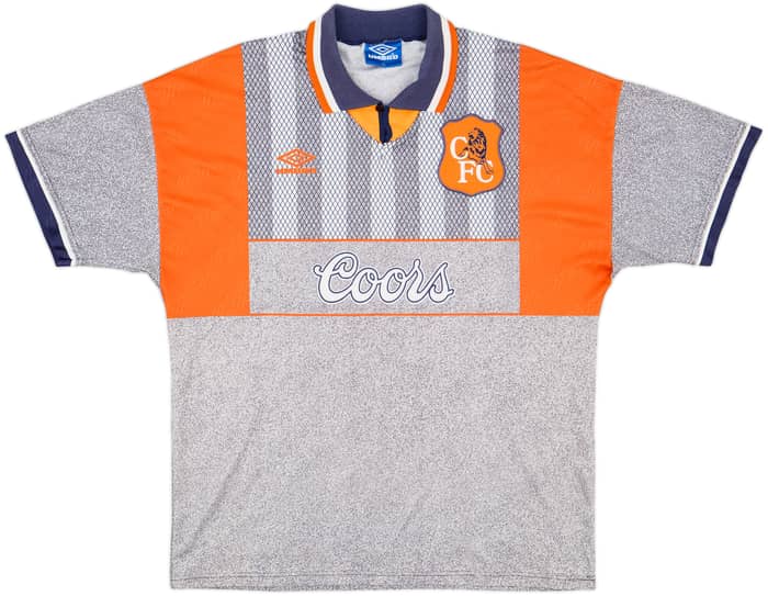 1994-96 Chelsea Away Shirt Gullit #4 - 6/10 - (XL)