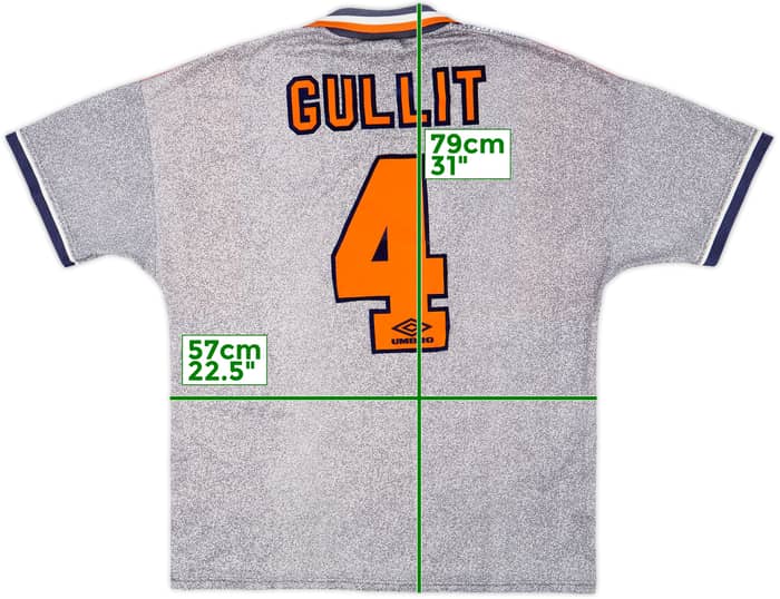 1994-96 Chelsea Away Shirt Gullit #4 - 6/10 - (XL)