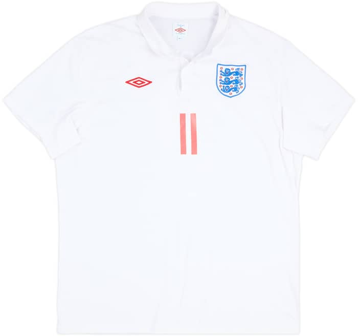 2009-10 England Home Shirt Carrick #11 - 8/10 - (XXL)