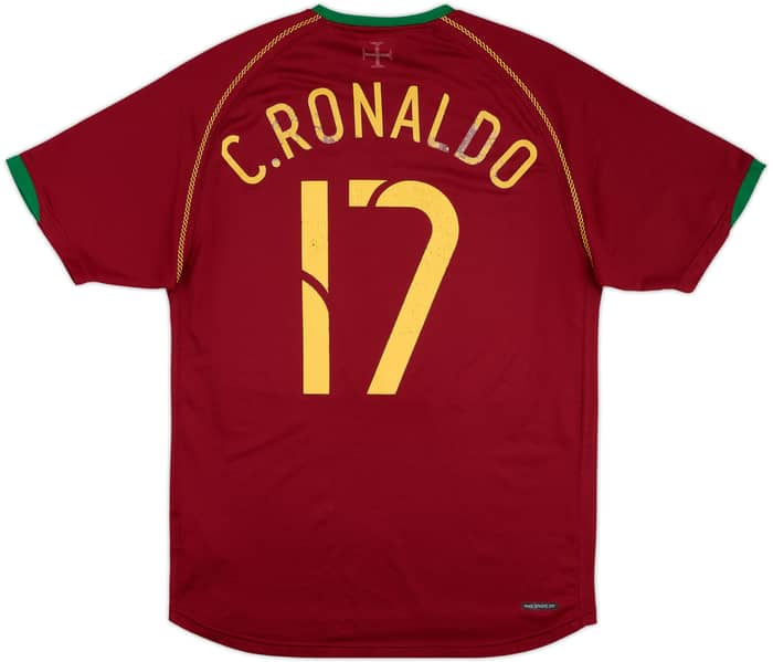 Camiseta de local de Portugal 2006-08 C.Ronaldo #17 - 6/10 - (M)