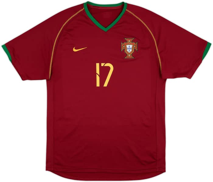 Camiseta de local de Portugal 2006-08 C.Ronaldo #17 - 6/10 - (M)