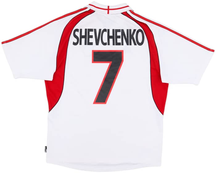 2000-02 AC Milan Away Shirt Shevchenko #7 - 8/10 - (L)