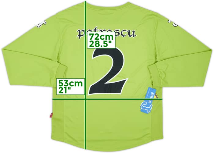 2007-08 Unirea Urziceni Away L/S Shirt Petrescu #2 (M)