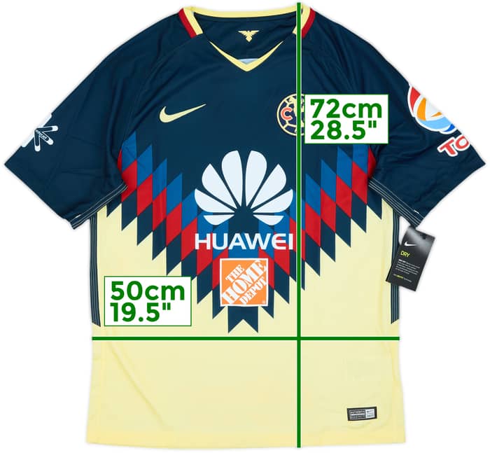 2017-18 Club America Home Shirt (M)
