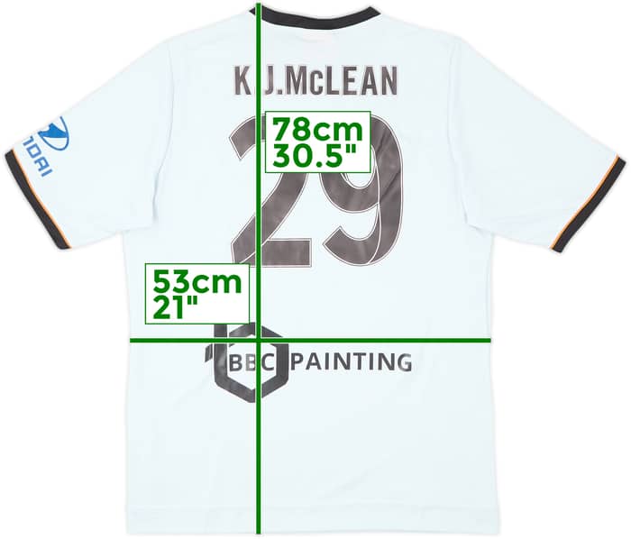2018-19 Brisbane Roar Away Shirt K.J.McLean #29 (L)