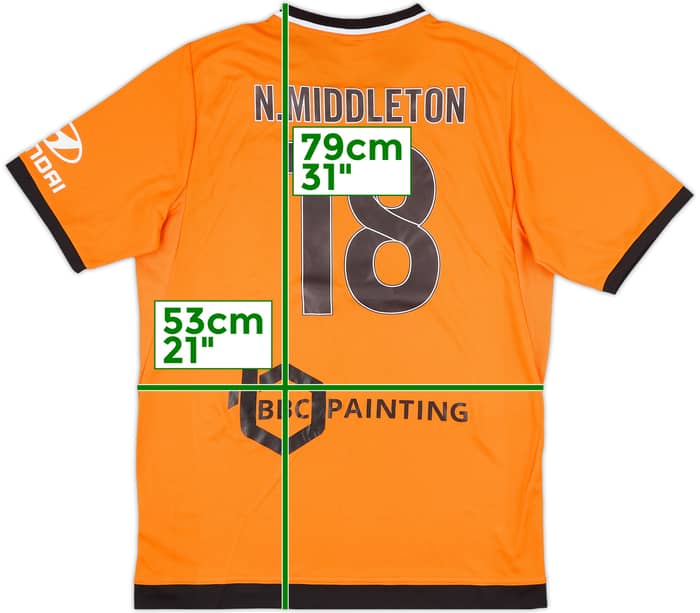 2018-19 Brisbane Roar Home Shirt N.Middleton #18 (L)