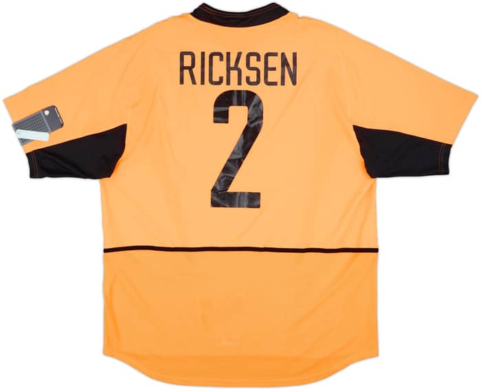 2002-04 Netherlands Home Shirt Ricksen #2 (XXL)