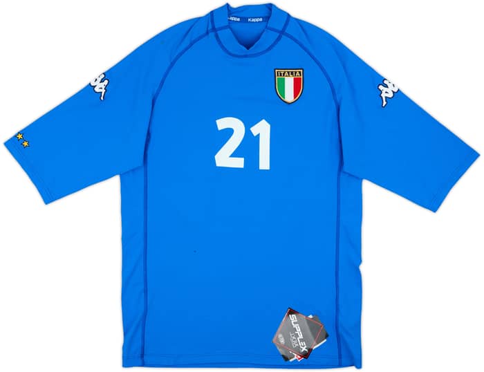 2000-01 Italy Player Issue Home Shirt #21 (L)