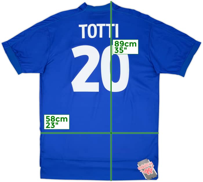 1998-99 Italy Home Shirt Totti #20 (XXL)