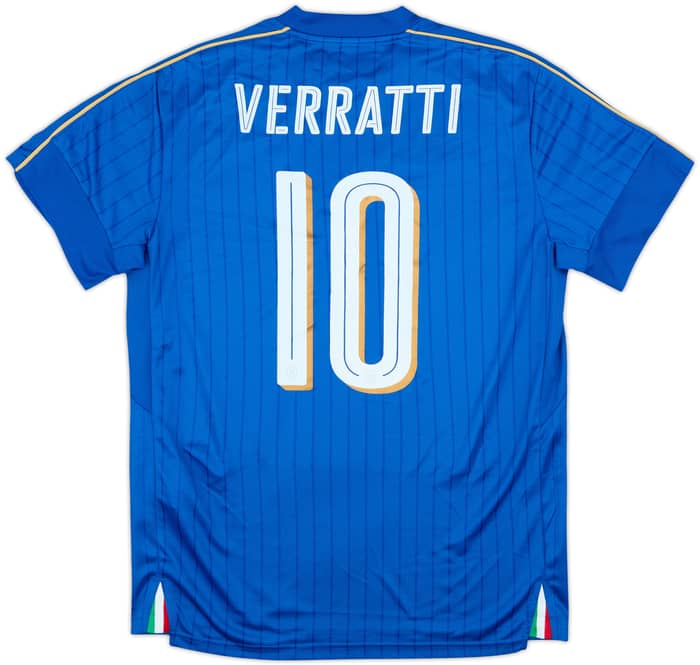 2016-17 Italy Home Shirt Verratti #10 (L)