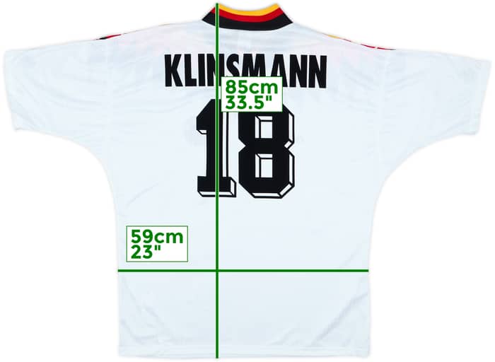 1994-96 Germany Home Shirt Klinsmann #18 (XL)
