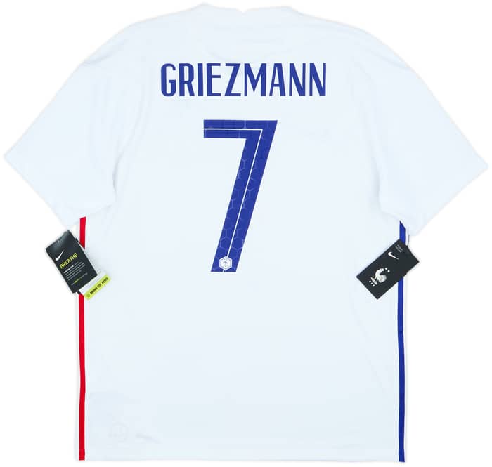 2020-21 France Away Shirt Griezmann #7 (L)