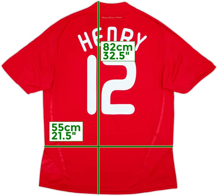 2007-08 France Away Shirt Henry #12 (L)