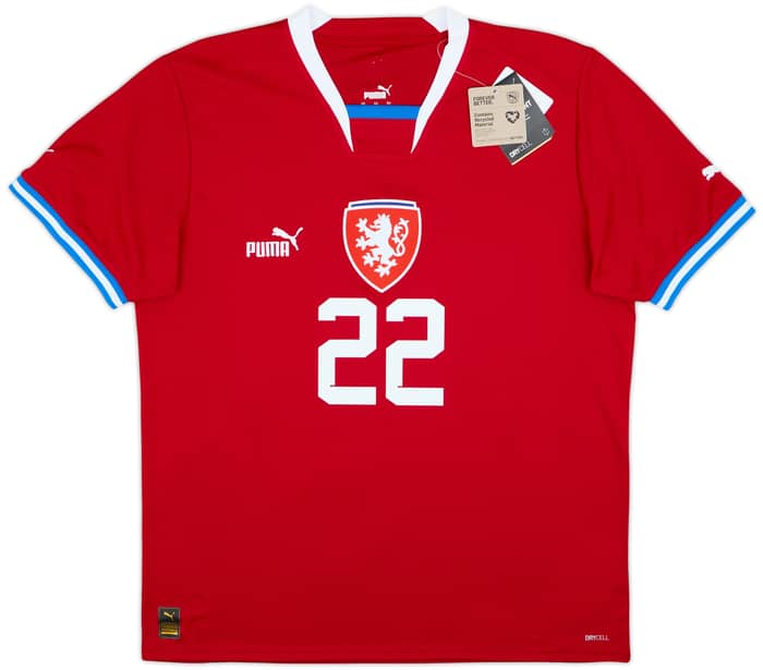 2022-23 Czech Republic Home Shirt Soucek #22 (L)