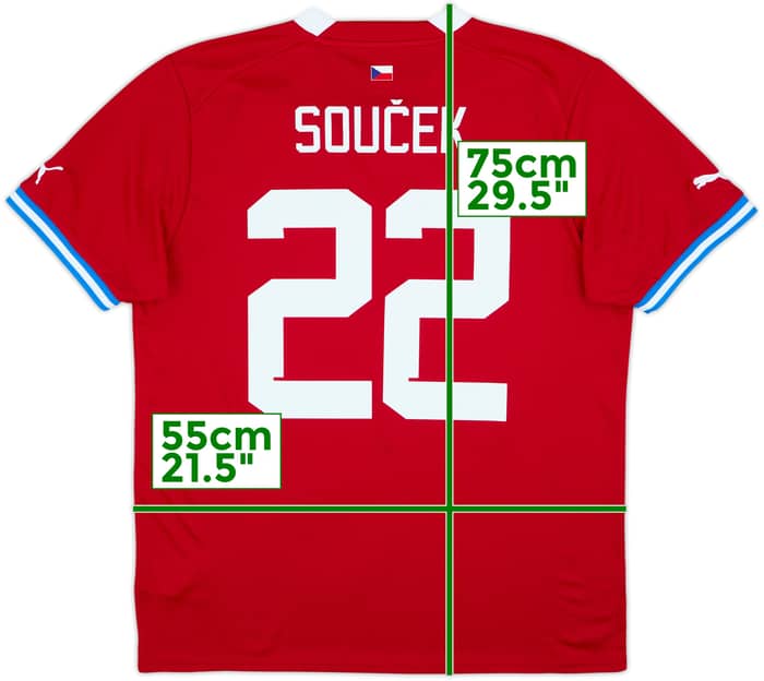 2022-23 Czech Republic Home Shirt Soucek #22 (L)