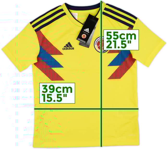 2018-19 Colombia Home Shirt (S.Boys)