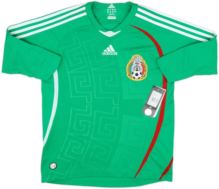 2008-09 Mexico Home Shirt (L.Boys)