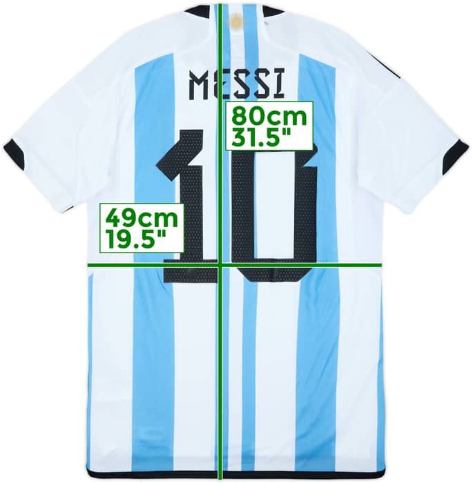 2022-23 Argentina Home Shirt Messi #10 (M)
