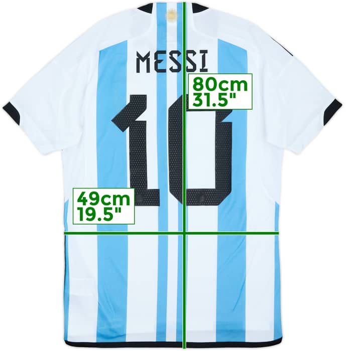 2022-23 Argentina Home Shirt Messi #10 (M)