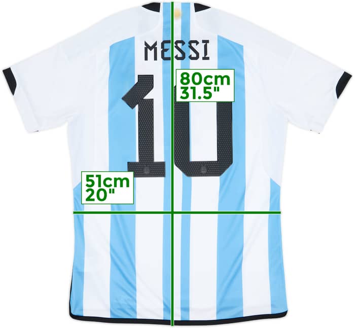 2022-23 Argentina Home Shirt Messi #10 (L)