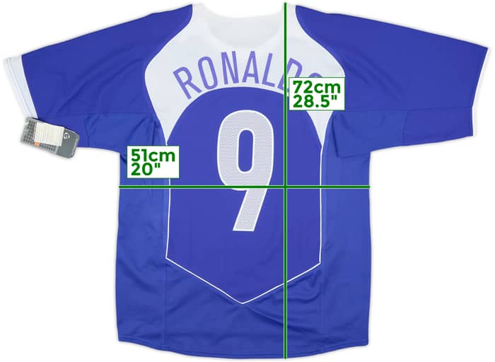 2004-06 Brazil Away Shirt Ronaldo #9 (M)
