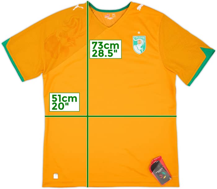 2010-11 Ivory Coast Home Shirt (L)