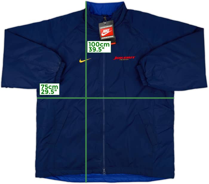 1998-00 Jokerit Helsinki Ice Hockey Nike Padded Bench Coat (XXL)
