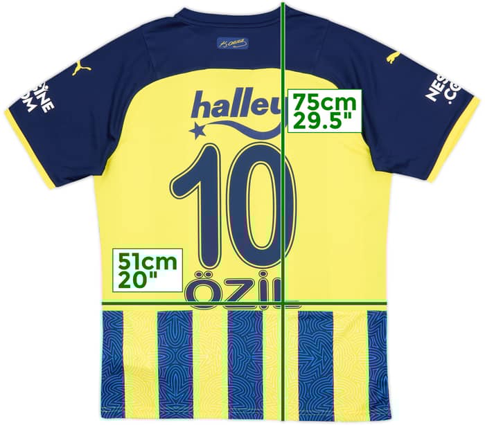 2021-22 Fenerbahce Home Shirt Ozil #10 (M)