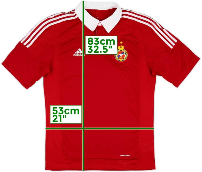 2011-12 Wisla Krakow Player Issue Home Shirt - 10/10 - (XL)