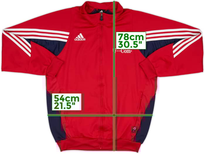2003-04 Bayern Munich adidas Track Jacket - 9/10 - (L/XL)