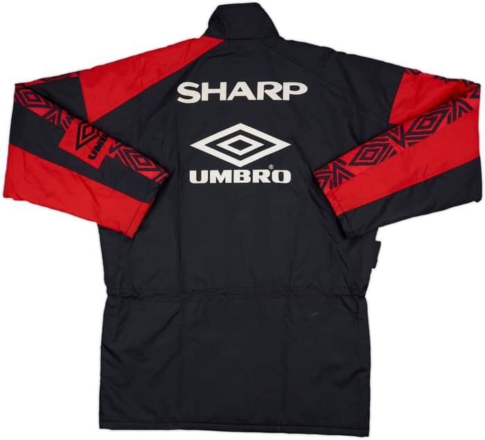 1995-97 Manchester United Umbro Padded Bench Coat - 8/10 - (M)