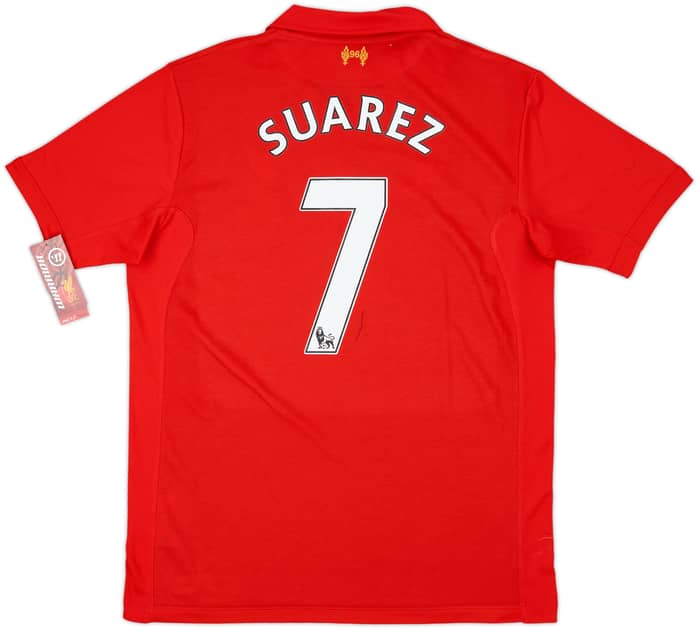 2012-13 Liverpool Home Shirt Suarez #7 (L)