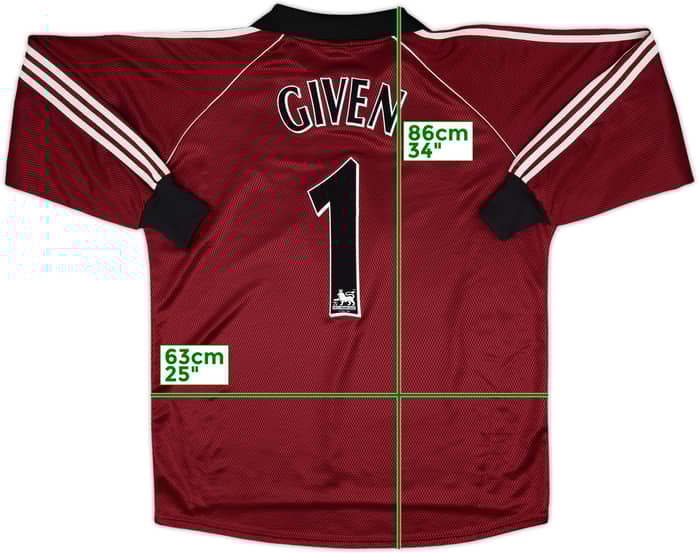 1999-00 Newcastle GK Shirt Given #1 (XL)