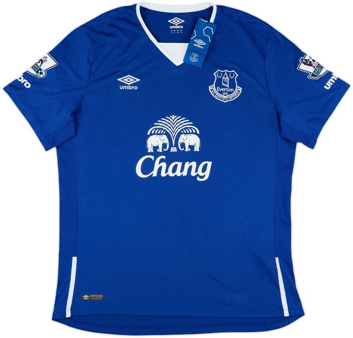 2015-16 Everton Home Shirt Stones #5 (XL)