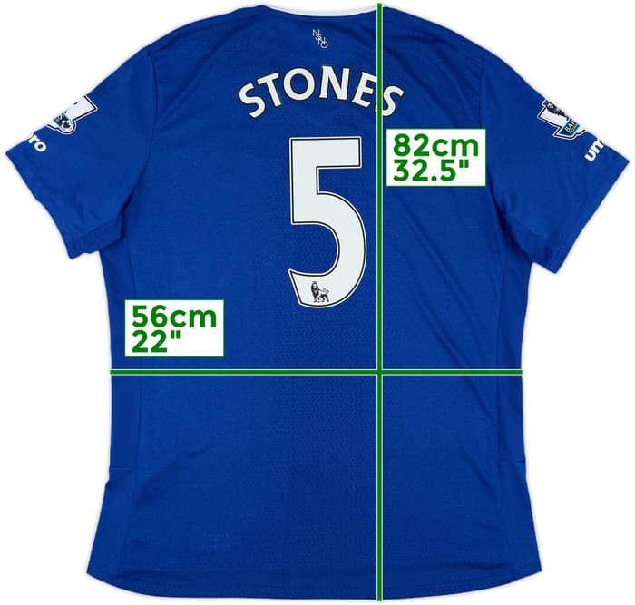 2015-16 Everton Home Shirt Stones #5 (XL)