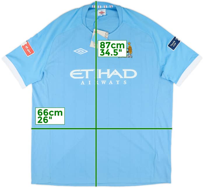 2010-11 Manchester City Home Shirt #11 (3XL)