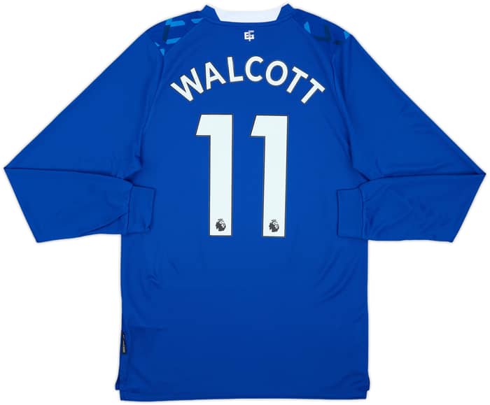 2019-20 Everton Home L/S Shirt Walcott #11 (S)