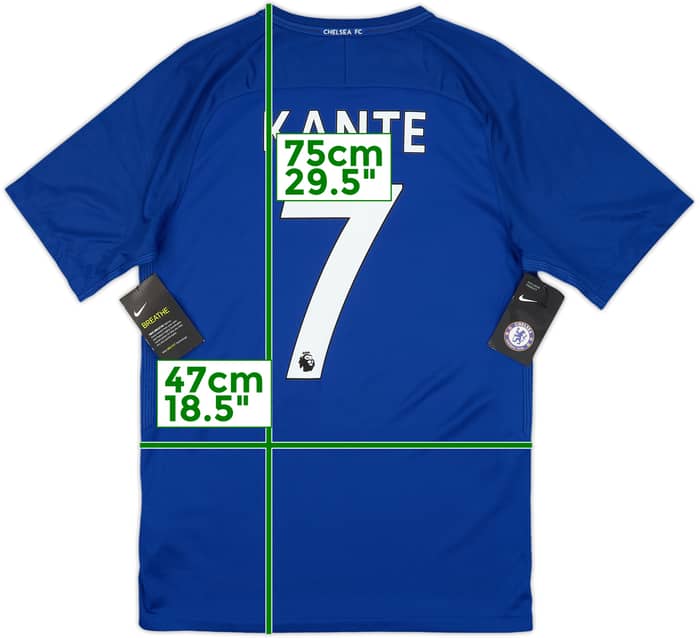 2017-18 Chelsea Home Shirt Kante #7 (S)