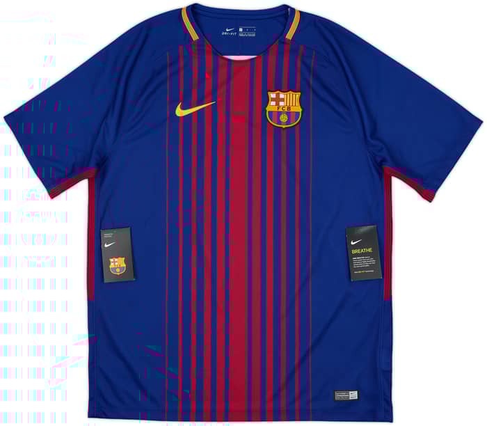 2017-18 Barcelona Home Shirt Suarez #9 (L)