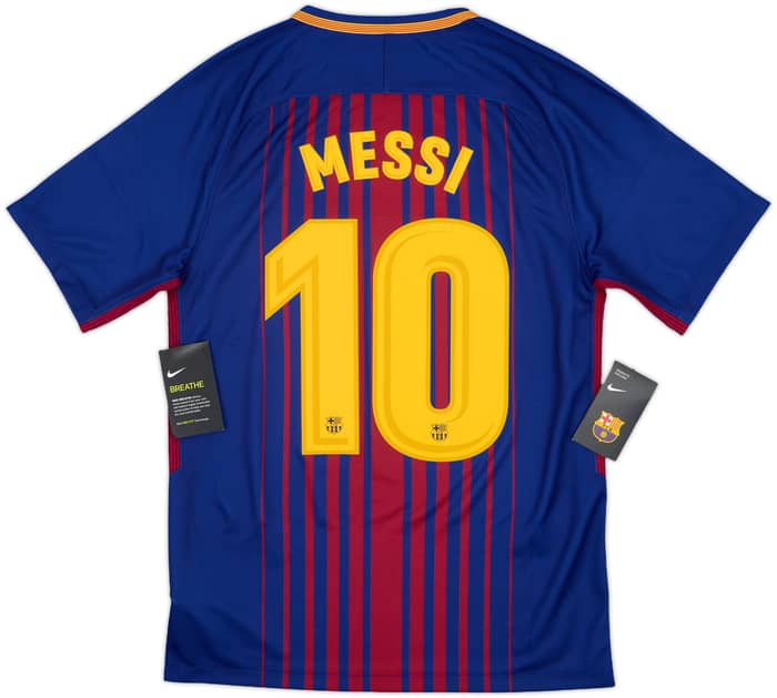 2017-18 Barcelona Home Shirt Messi #10 (S)